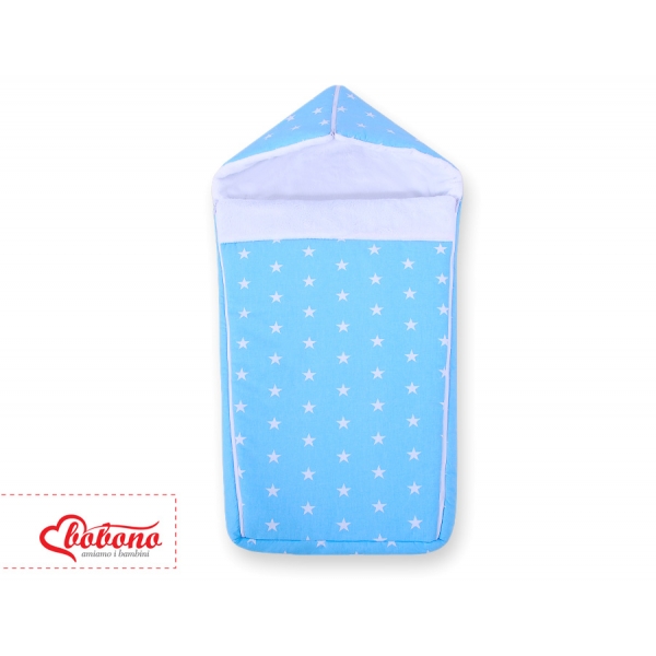 Kinderwagenschlafsack - Blaue Sternchen