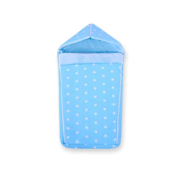 Kinderwagenschlafsack - Blaue Sternchen