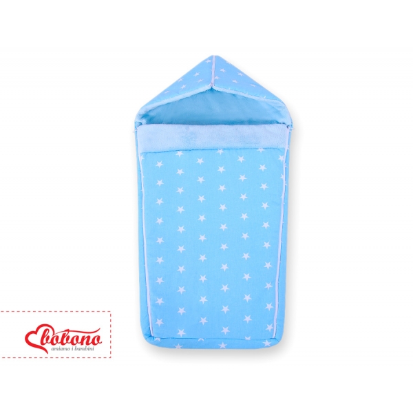 Kinderwagenschlafsack - Blaue Sternchen