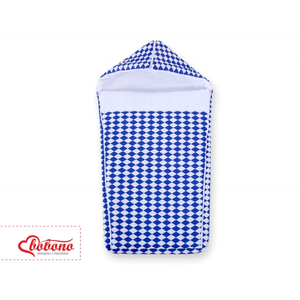 Kinderwagenschlafsack - Grafikmuster duneklblau