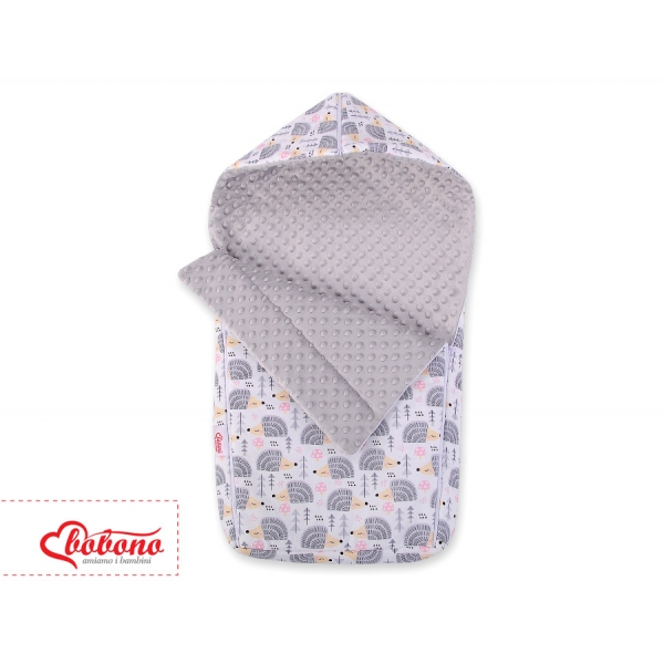 Kinderwagenschlafsack - Igel grau