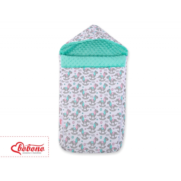 Kinderwagenschlafsack - Schaukelpferde