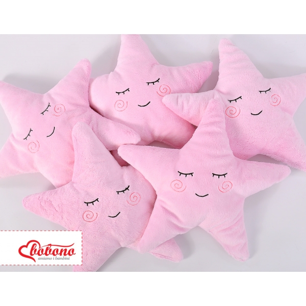 Kissen LITTLE STAR mit Rassel - rosa