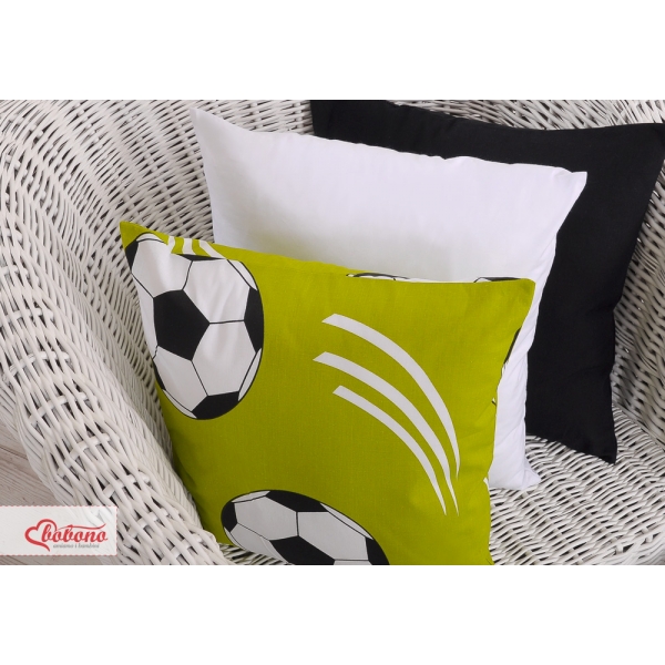 Kissenbezug - Fußball grün