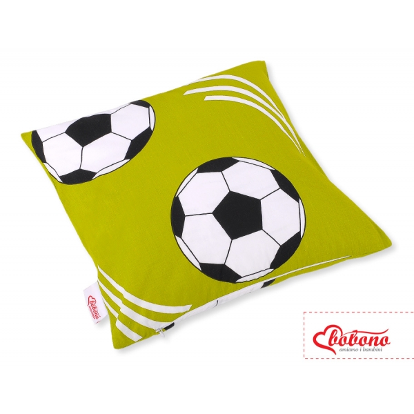 Kissenbezug - Fußball grün