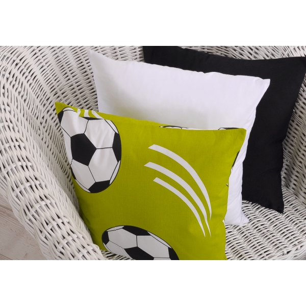 Kissenbezug - Fußball grün