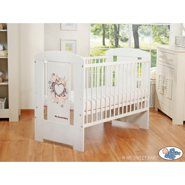 Komplett Babybett 120x60cm Chic nr 5010-07-2
