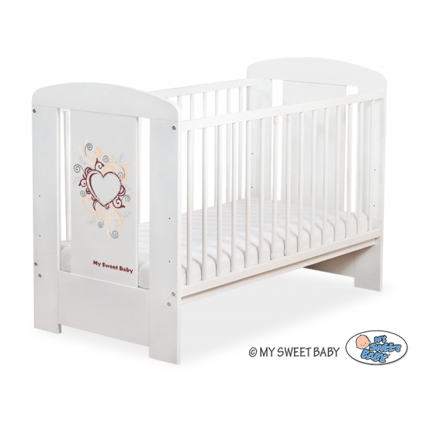 Komplett Babybett 120x60cm Chic nr 5010-07-2