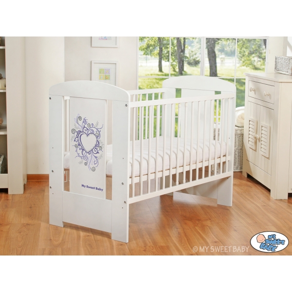Komplett Babybett 120x60cm Chic nr 5010-07-6