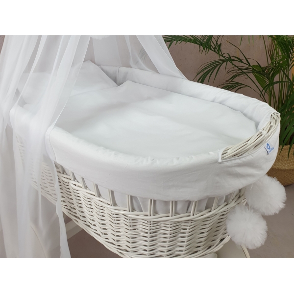 Korbbezug für Stubenwagen XL mit Himmel für ComfortBaby