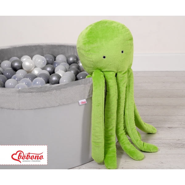 Krake Baby Kuscheltier - grün