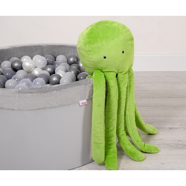 Krake Baby Kuscheltier - grün