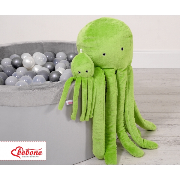 Krake Baby Kuscheltier - grün