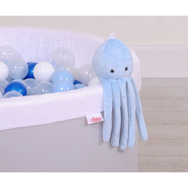 Kuscheltier Octopus Rassel - blau
