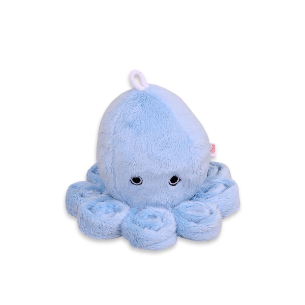 Kuscheltier Octopus Rassel - blau