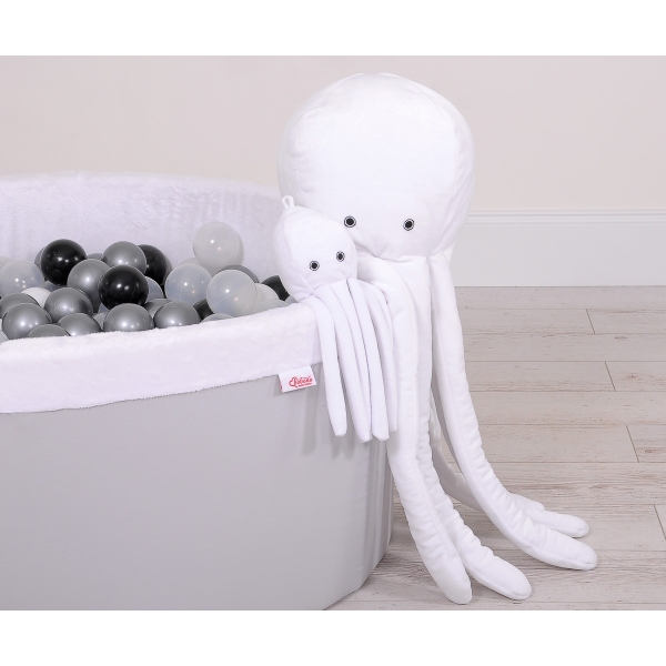 Kuscheltier Oktopus - weiß