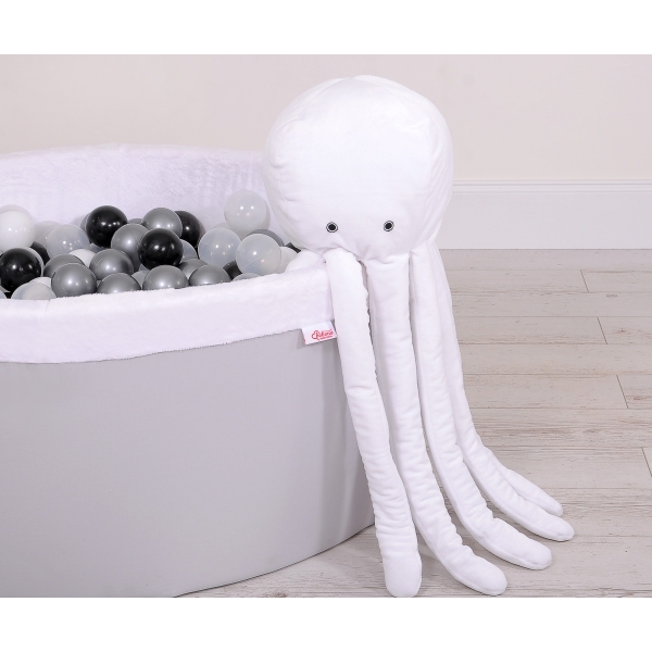 Kuscheltier Oktopus - weiß