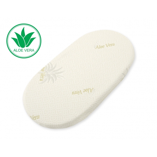 Matratze für Moseskorb BOHO - ALOE VERA