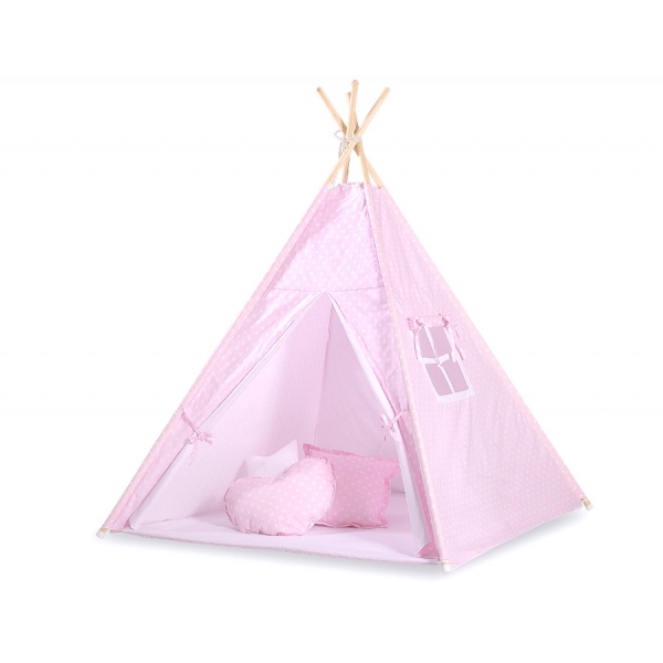 Rosa Tipi Spielzelt für Mädchen