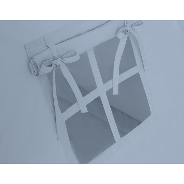 MINI Set: Teepee Kinderspielzelt+ Spielmatte + Schmuckfedern GRATIS!- pastellblau