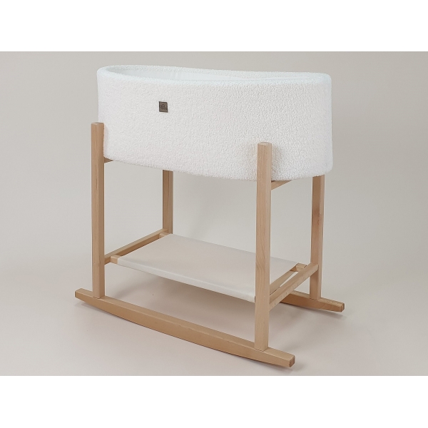 Modern Moseskorb Schaukelgestell Ecru