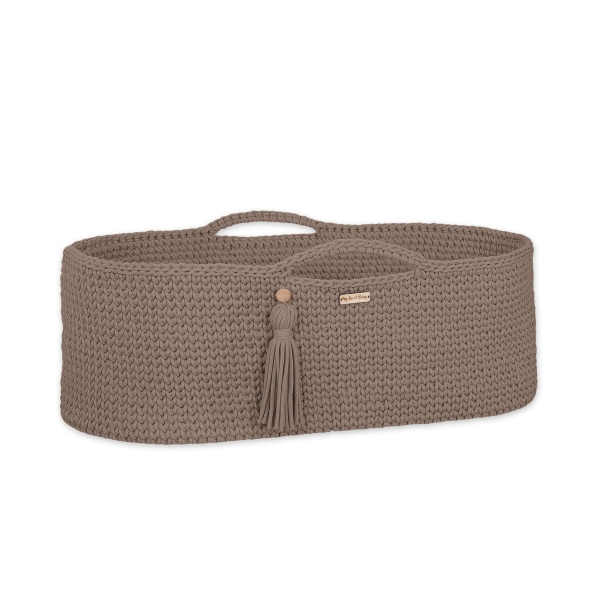 Moseskorb Boho Handmade - sand