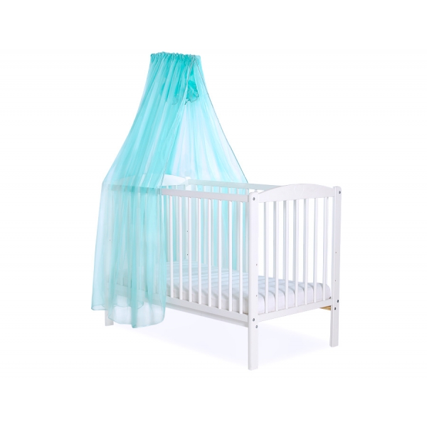 Moskitonetz für Babybett aus Chiffon - minze