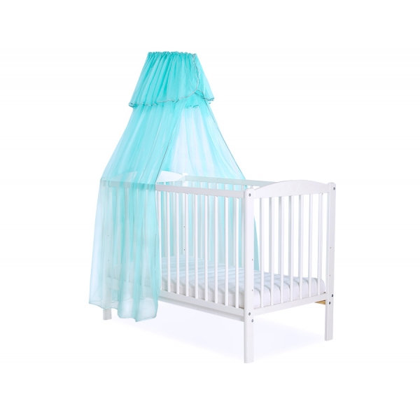 Moskitonetz für Babybett aus Chiffon - minze