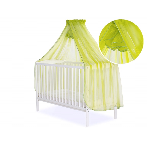 Moskitonetz für Babybett Chiffon - grun