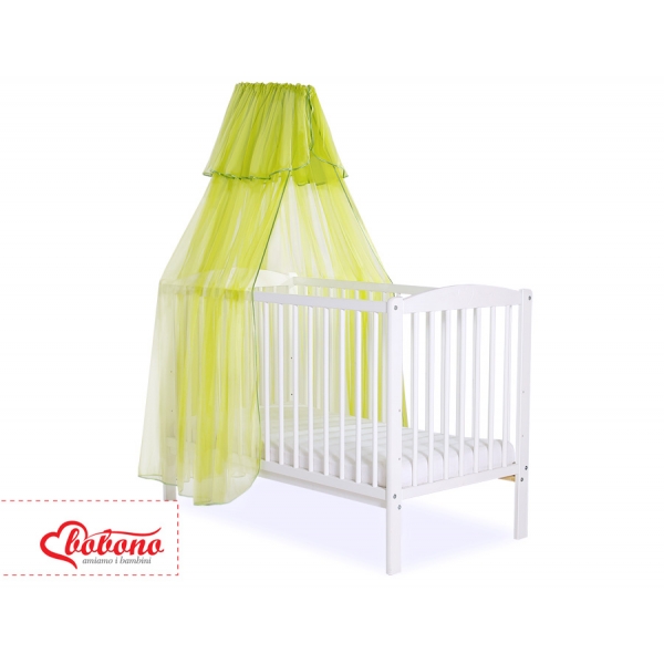Moskitonetz für Babybett Chiffon - grun