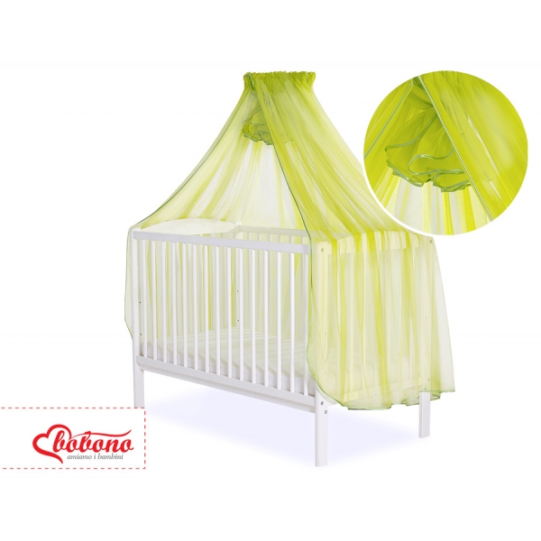 Moskitonetz für Babybett Chiffon - grun