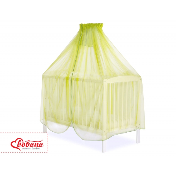 Moskitonetz für Babybett Chiffon - grun