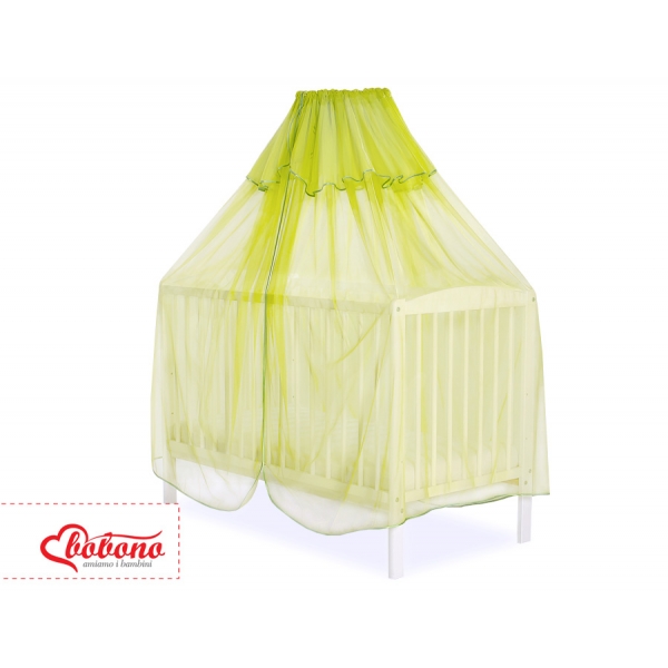 Moskitonetz für Babybett Chiffon - grun
