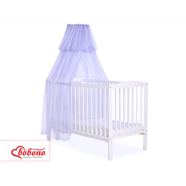 Moskitonetz für Babybett Chiffon - lila