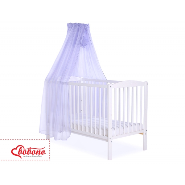 Moskitonetz für Babybett Chiffon - lila