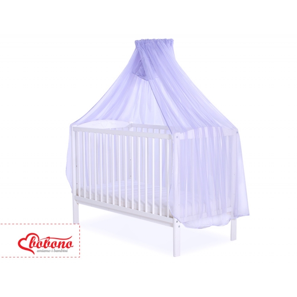 Moskitonetz für Babybett Chiffon - lila