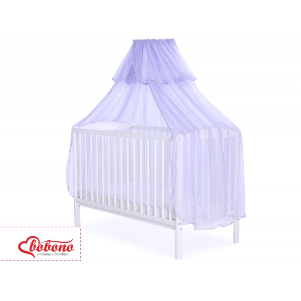Moskitonetz für Babybett Chiffon - lila