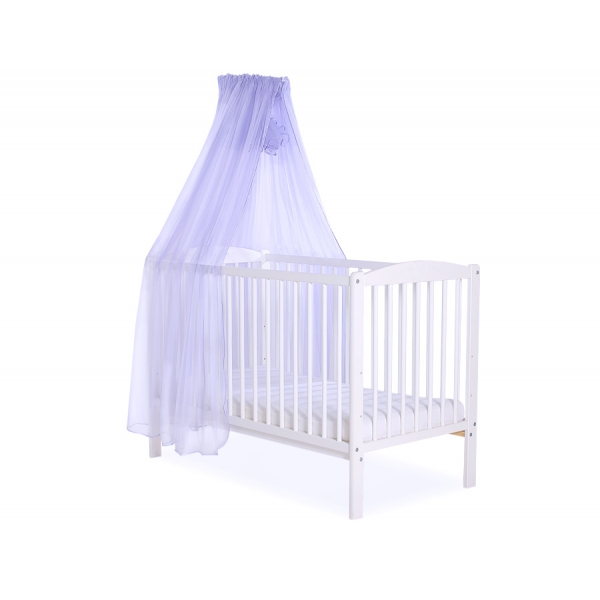 Moskitonetz für Babybett Chiffon - lila