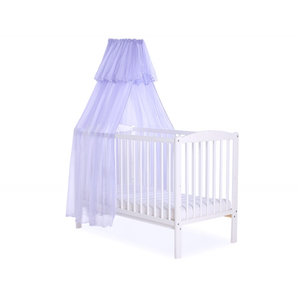 Moskitonetz für Babybett Chiffon - lila