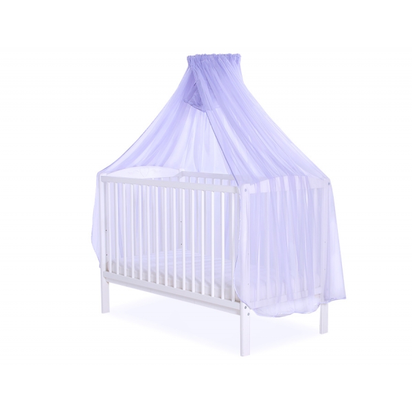 Moskitonetz für Babybett Chiffon - lila