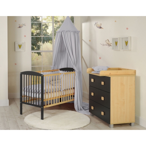 Musselin Himmel für Babybett oder Moseskorb