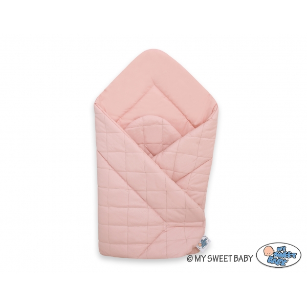 Nestchen Babyhörnchen gesteppt für Babybett - altrosa
