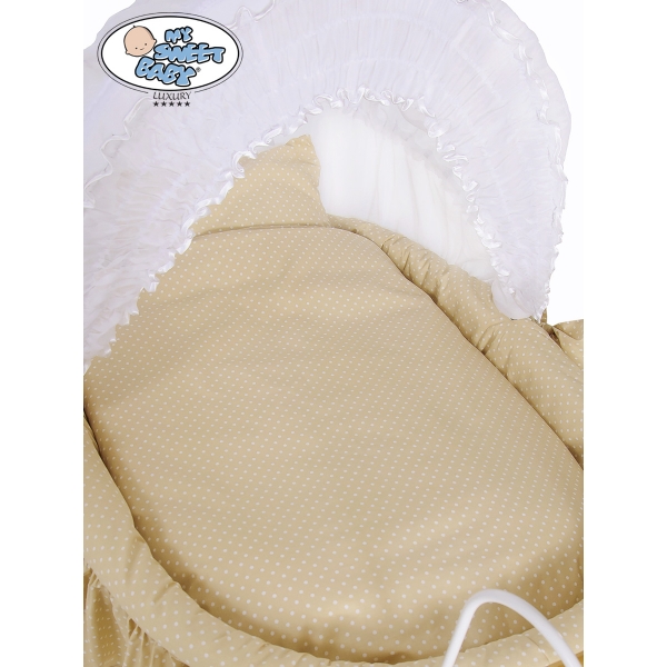 Nostalgiestubenwagen Christine - Weiß - Beige My Sweet Baby