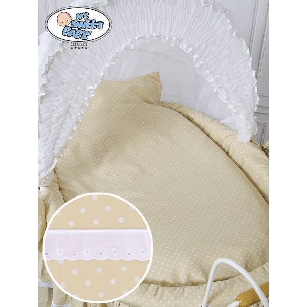 Nostalgiestubenwagen Christine - Weiß - Beige My Sweet Baby