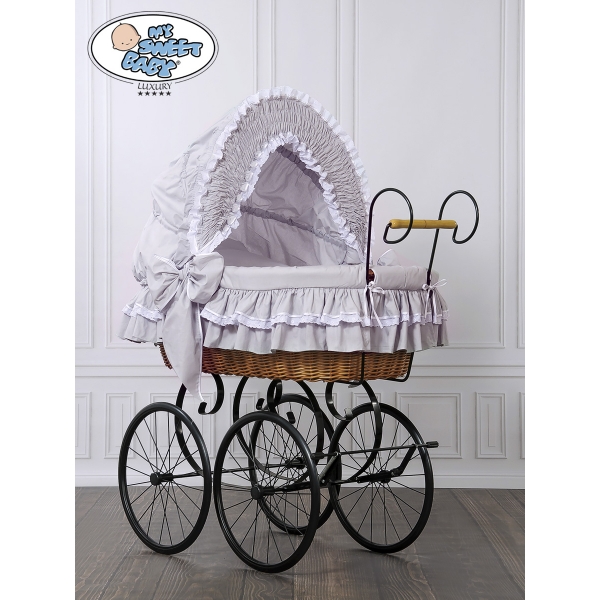 Stubenwagen Baby Grau