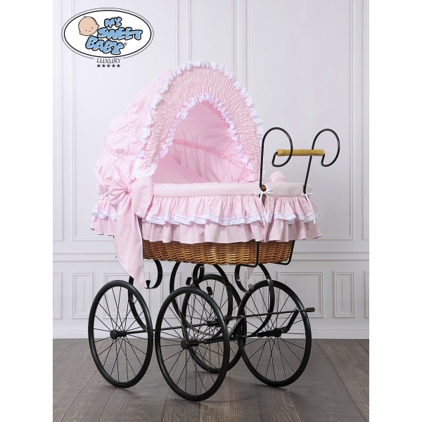 Nostalgiestubenwagen Victoria - Rosa - für Mädchen Komplettangebot