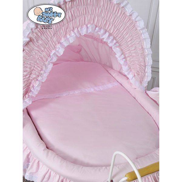 Nostalgiestubenwagen Victoria - Rosa mit Gummireifen