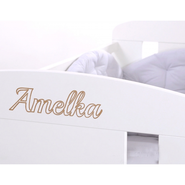 Kinderbett personalisiert mit name von Ihre Baby
