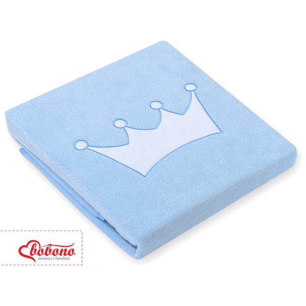 Polar Fleece Babydecke -  Little Prince/Princess blau