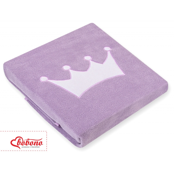 Polar Fleece Babydecke -  Little Prince/Princess lila